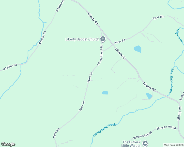 map of restaurants, bars, coffee shops, grocery stores, and more near 5760 Tyree Road in Winston