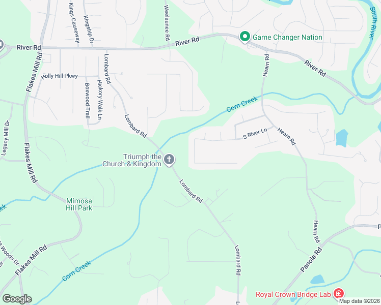 map of restaurants, bars, coffee shops, grocery stores, and more near 4074 South River Lane in Ellenwood