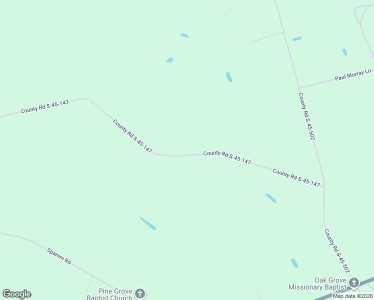 map of restaurants, bars, coffee shops, grocery stores, and more near 280 County Road S-45-147 in Salters