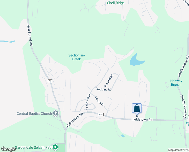 map of restaurants, bars, coffee shops, grocery stores, and more near 4305 Longwood Way in Gardendale
