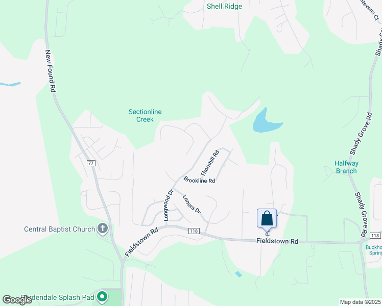 map of restaurants, bars, coffee shops, grocery stores, and more near 4305 Longwood Way in Gardendale
