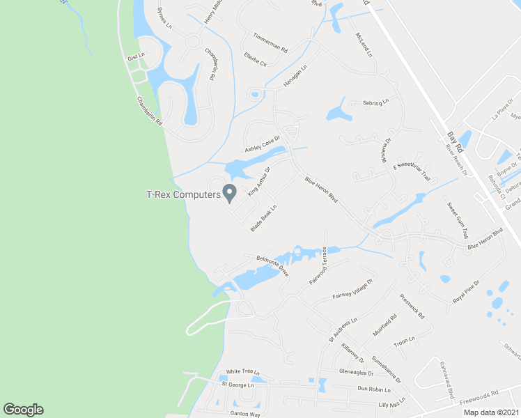 map of restaurants, bars, coffee shops, grocery stores, and more near 7213 Guinevere Circle in Myrtle Beach