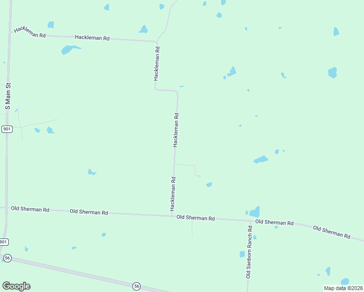 map of restaurants, bars, coffee shops, grocery stores, and more near 1467 Hackleman Road in Whitesboro