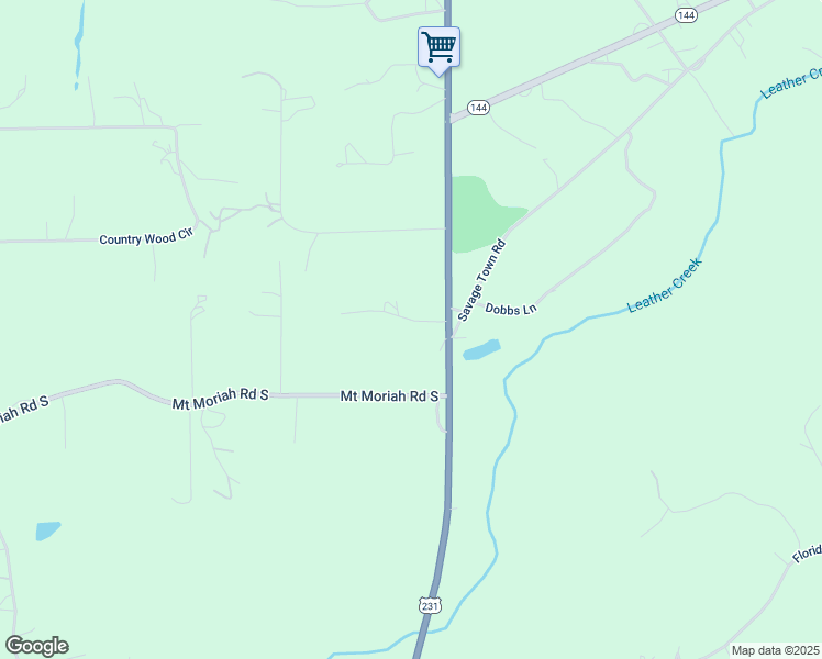 map of restaurants, bars, coffee shops, grocery stores, and more near 95 Old Drive in Road in Pell City