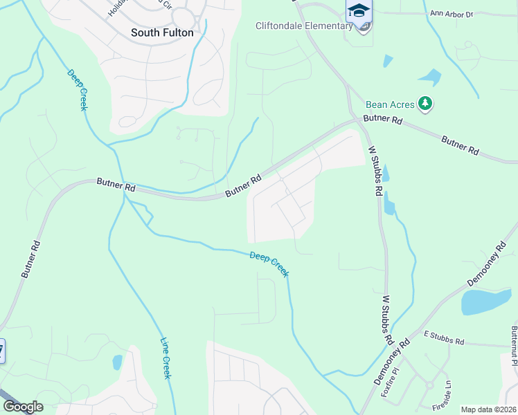map of restaurants, bars, coffee shops, grocery stores, and more near 7314 Demeter in Atlanta