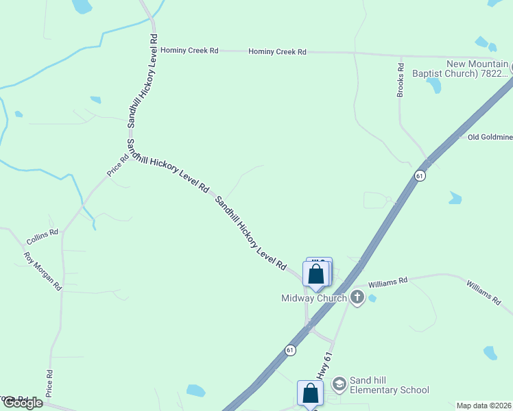 map of restaurants, bars, coffee shops, grocery stores, and more near 397 Sandhill Hickory Level Road in Carrollton