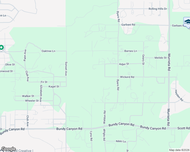 map of restaurants, bars, coffee shops, grocery stores, and more near 25295 Adjer Street in Menifee