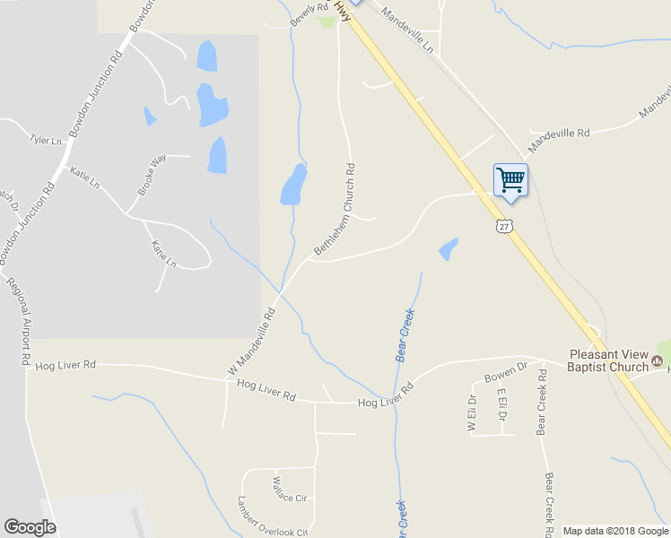 map of restaurants, bars, coffee shops, grocery stores, and more near 242 West Mandeville Road in Carrollton