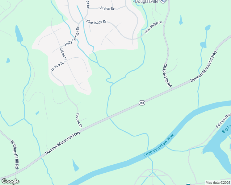 map of restaurants, bars, coffee shops, grocery stores, and more near 4380 Georgia 166 in Douglasville