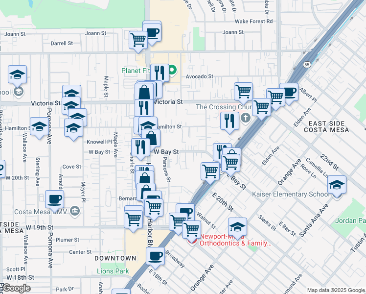 396 West Bay Street, Costa Mesa CA Walk Score