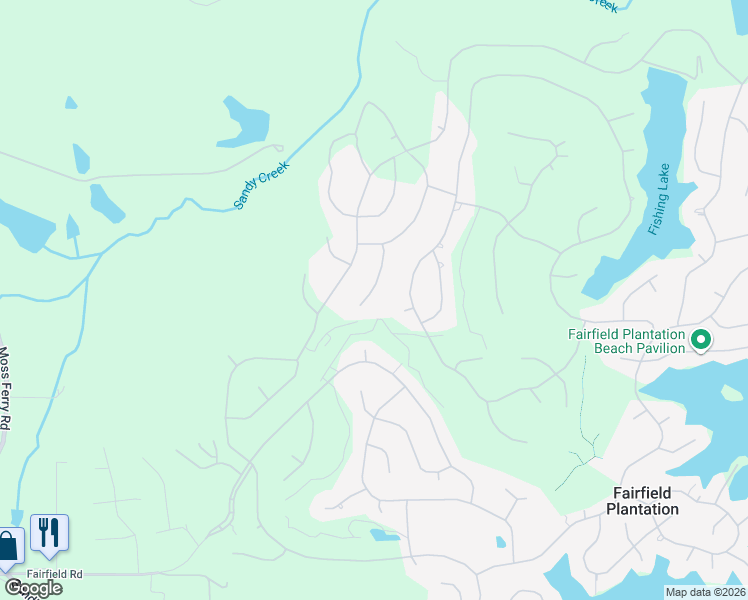 map of restaurants, bars, coffee shops, grocery stores, and more near 3265 Greenhill Court in Villa Rica