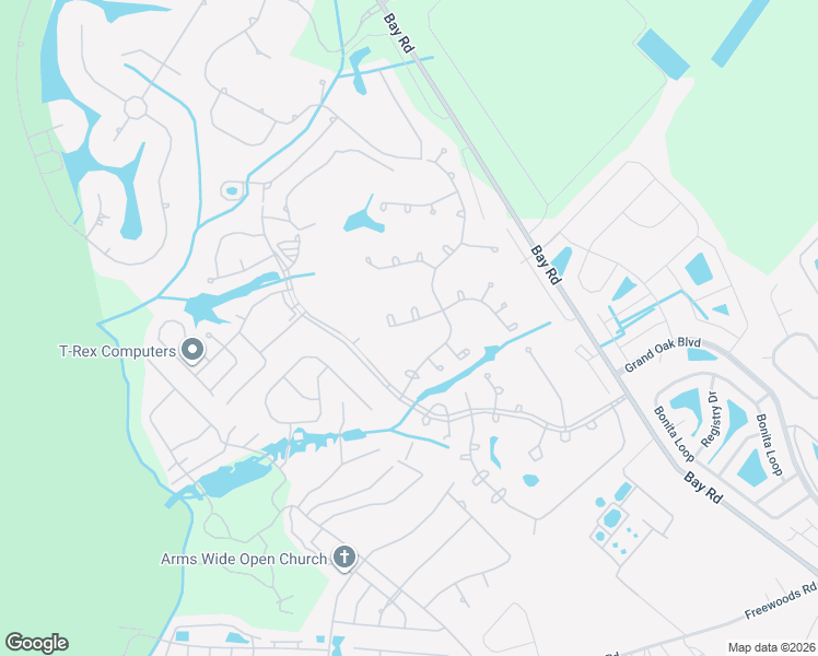 map of restaurants, bars, coffee shops, grocery stores, and more near 6621 West Sweetbriar Trail in Myrtle Beach