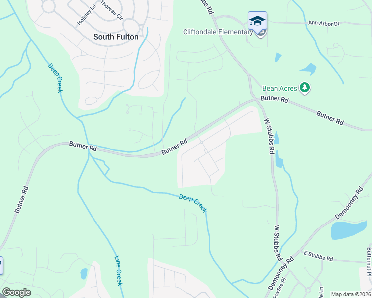 map of restaurants, bars, coffee shops, grocery stores, and more near 7227 Demeter in Atlanta