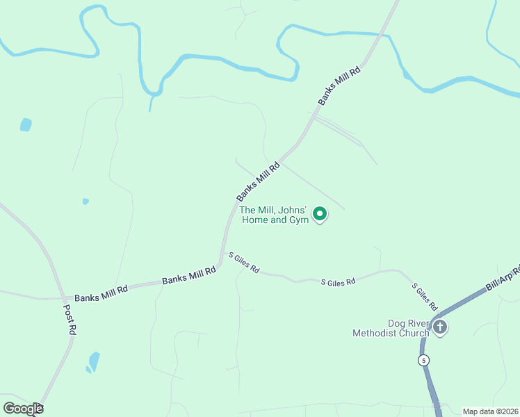 map of restaurants, bars, coffee shops, grocery stores, and more near 8150 Banks Mill Road in Douglasville