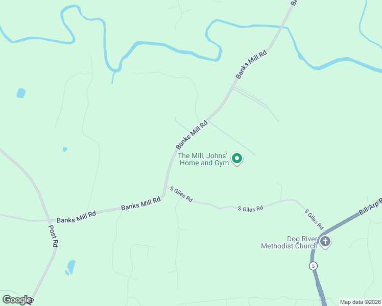 map of restaurants, bars, coffee shops, grocery stores, and more near 8150 Banks Mill Road in Douglasville