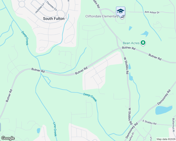 map of restaurants, bars, coffee shops, grocery stores, and more near 7227 Demeter in Atlanta