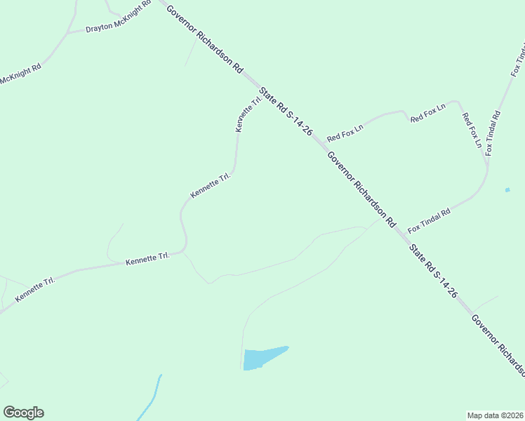 map of restaurants, bars, coffee shops, grocery stores, and more near Kennette Trl. in Pinewood