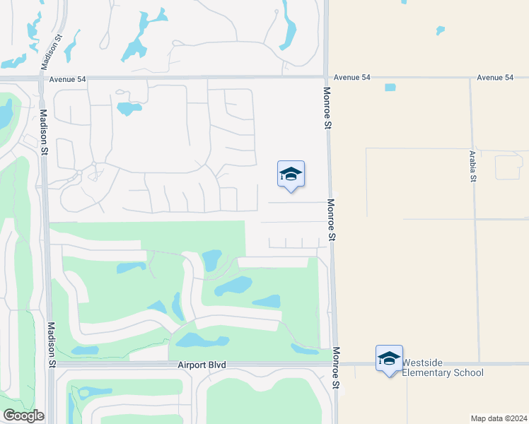 map of restaurants, bars, coffee shops, grocery stores, and more near 81815 Mountain View Lane in La Quinta