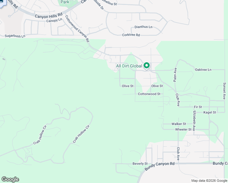 map of restaurants, bars, coffee shops, grocery stores, and more near 24150 Cottonwood Street in Wildomar