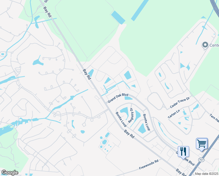 map of restaurants, bars, coffee shops, grocery stores, and more near 1729 Boyne Drive in Myrtle Beach