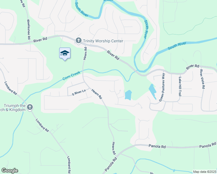 map of restaurants, bars, coffee shops, grocery stores, and more near 4402 Income Circle in Ellenwood
