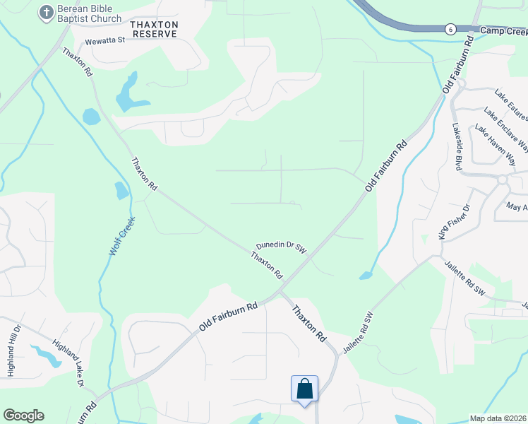 map of restaurants, bars, coffee shops, grocery stores, and more near 150 Old Fairburn Close Southwest in Atlanta