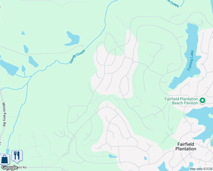 map of restaurants, bars, coffee shops, grocery stores, and more near 3265 Greenhill Court in Villa Rica
