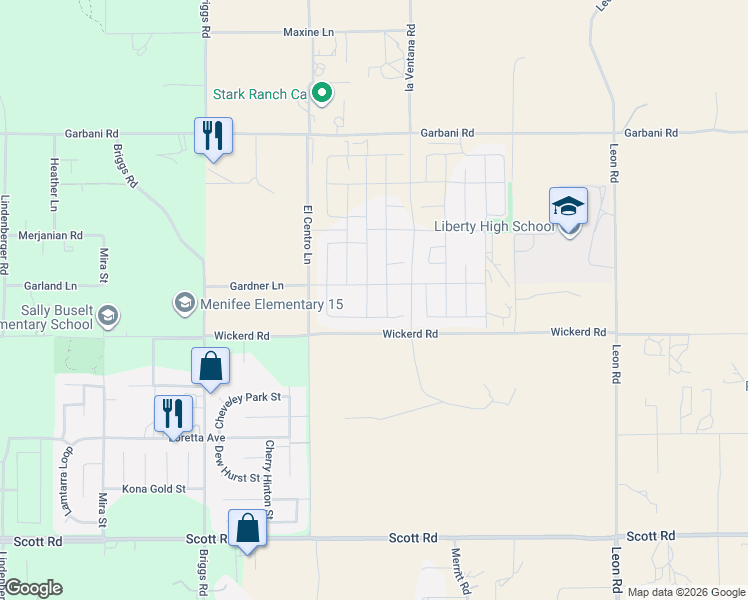 map of restaurants, bars, coffee shops, grocery stores, and more near 30200-30648 Wickerd Road in Winchester