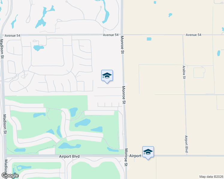 map of restaurants, bars, coffee shops, grocery stores, and more near 81935 Mountain View Lane in La Quinta