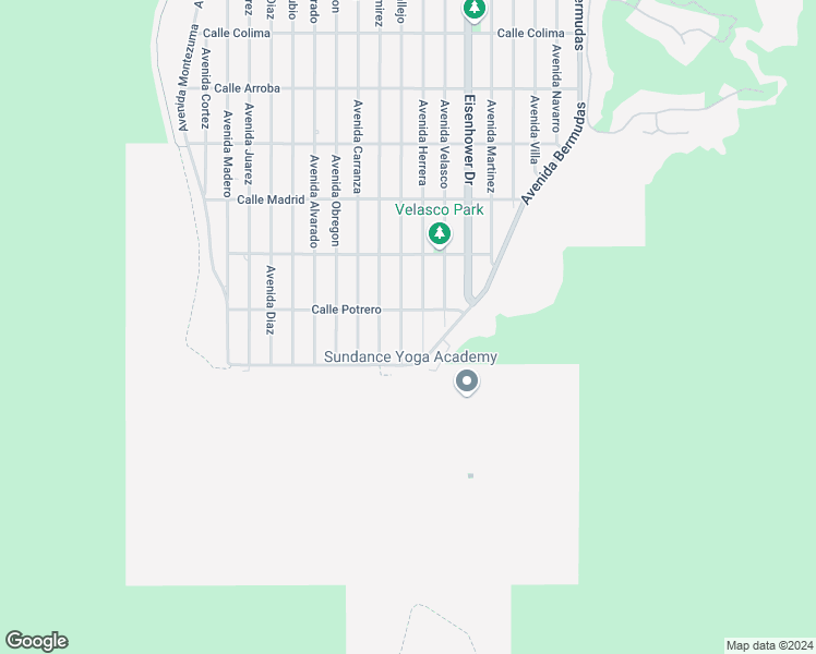 map of restaurants, bars, coffee shops, grocery stores, and more near 54820 Avenue Vallejo in La Quinta