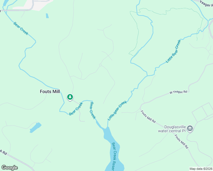 map of restaurants, bars, coffee shops, grocery stores, and more near 5655 Knotty Ridge Drive in Douglasville