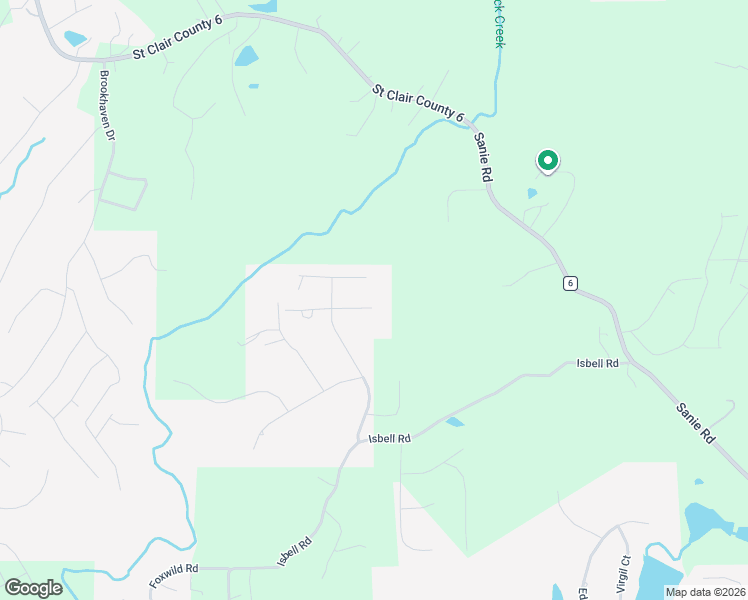 map of restaurants, bars, coffee shops, grocery stores, and more near 40 Jamaica Lane in Odenville