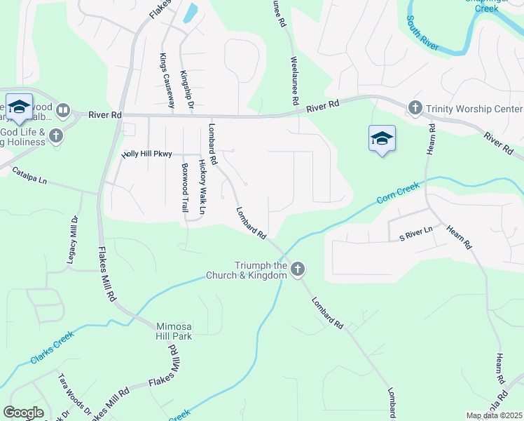 map of restaurants, bars, coffee shops, grocery stores, and more near 4549 Clarks Creek Terrace in Ellenwood