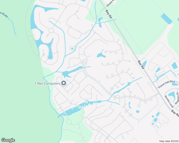 map of restaurants, bars, coffee shops, grocery stores, and more near 6850 Blue Heron Boulevard in Myrtle Beach