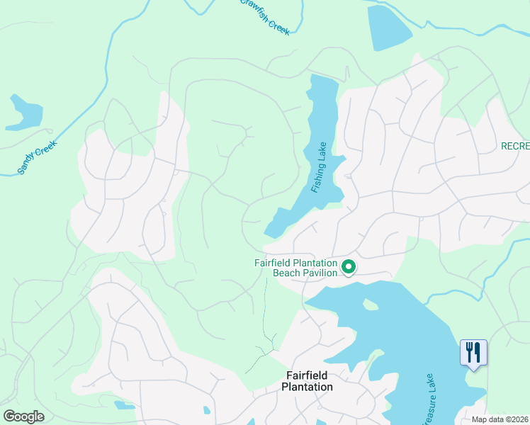 map of restaurants, bars, coffee shops, grocery stores, and more near 7150 Burnside Court in Villa Rica