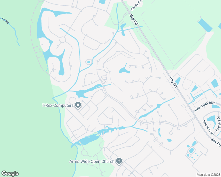 map of restaurants, bars, coffee shops, grocery stores, and more near 6850 Blue Heron Boulevard in Myrtle Beach