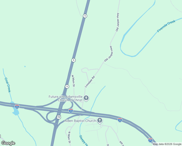 map of restaurants, bars, coffee shops, grocery stores, and more near 4730 Gibson Circle in Graysville