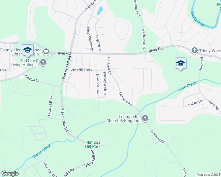 map of restaurants, bars, coffee shops, grocery stores, and more near 4391 Trake Way in Ellenwood