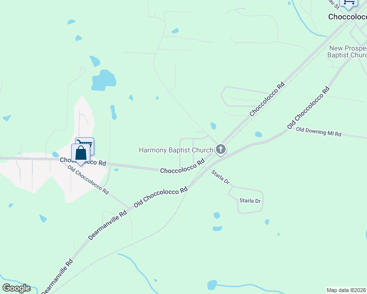 map of restaurants, bars, coffee shops, grocery stores, and more near 118 Choccolocco Dr in Anniston