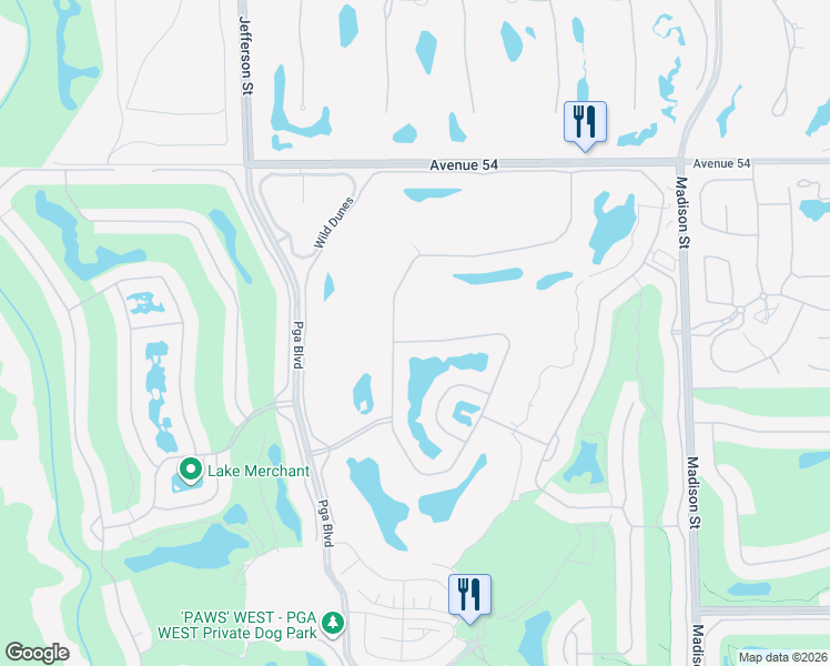 map of restaurants, bars, coffee shops, grocery stores, and more near in La Quinta