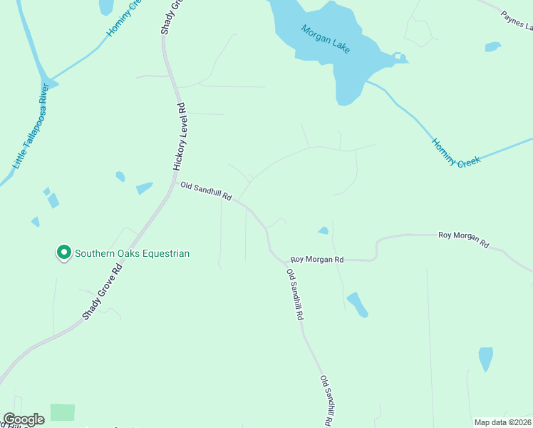 map of restaurants, bars, coffee shops, grocery stores, and more near 433 Old Sandhill Road in Carrollton
