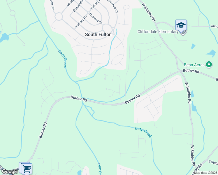 map of restaurants, bars, coffee shops, grocery stores, and more near 159 Saintvry Way in Atlanta