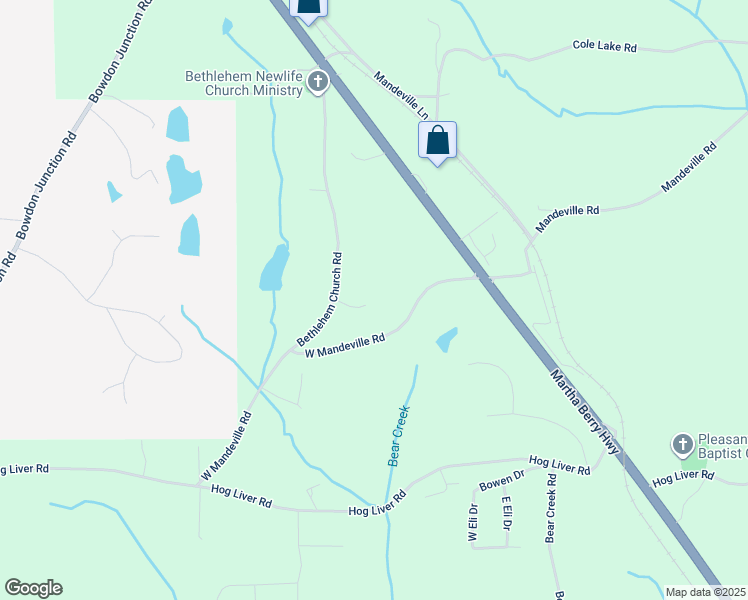 map of restaurants, bars, coffee shops, grocery stores, and more near 120 Carroll Creek Lane in Carrollton