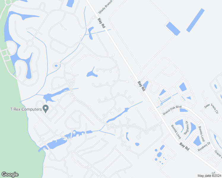map of restaurants, bars, coffee shops, grocery stores, and more near Wisteria Drive in Garden City