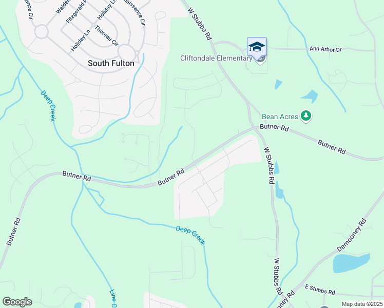 map of restaurants, bars, coffee shops, grocery stores, and more near 3865 Kastler Drive in Atlanta