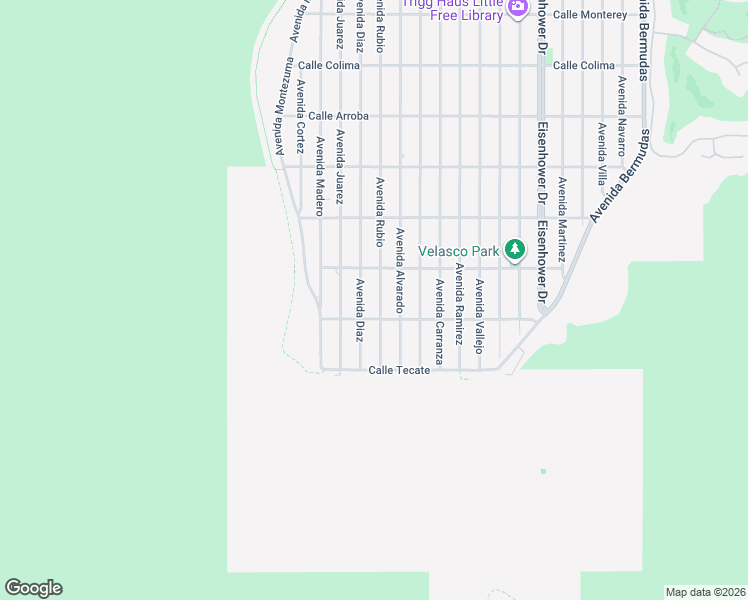 map of restaurants, bars, coffee shops, grocery stores, and more near 54735 Avenue Alvarado in La Quinta