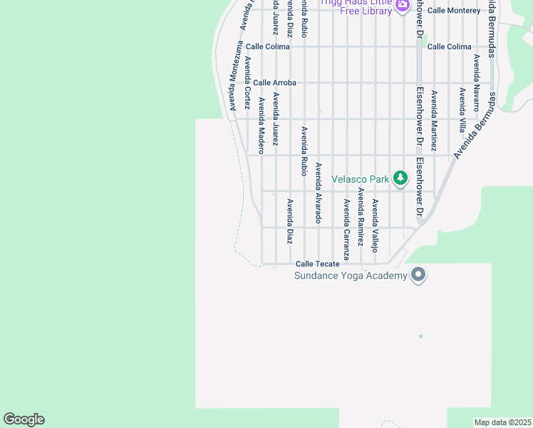 map of restaurants, bars, coffee shops, grocery stores, and more near 54660 Avenue Madero in La Quinta