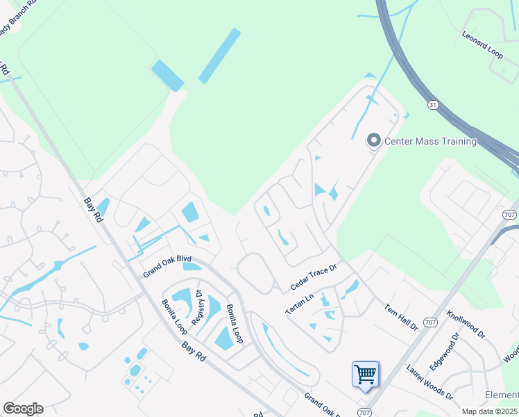 map of restaurants, bars, coffee shops, grocery stores, and more near 158 Osprey Cove Loop in Myrtle Beach
