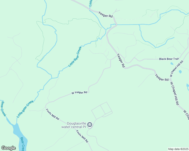 map of restaurants, bars, coffee shops, grocery stores, and more near 5470 West Yeager Road in Douglasville