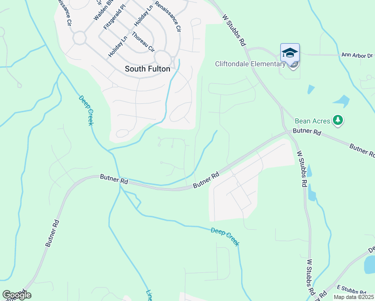map of restaurants, bars, coffee shops, grocery stores, and more near 3948 Margaux Drive in Atlanta